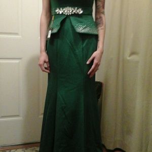 Satin/Tulle Formal or Prom  Evening Dress